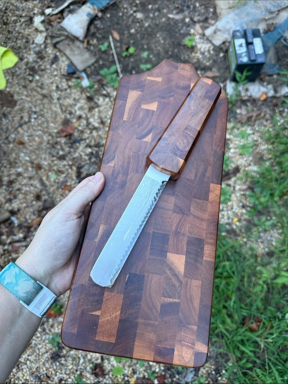 Dansk Wood Classics Belongings Serving Board with Knife